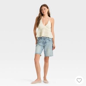 Wild Fable Cream Knit Tank Top